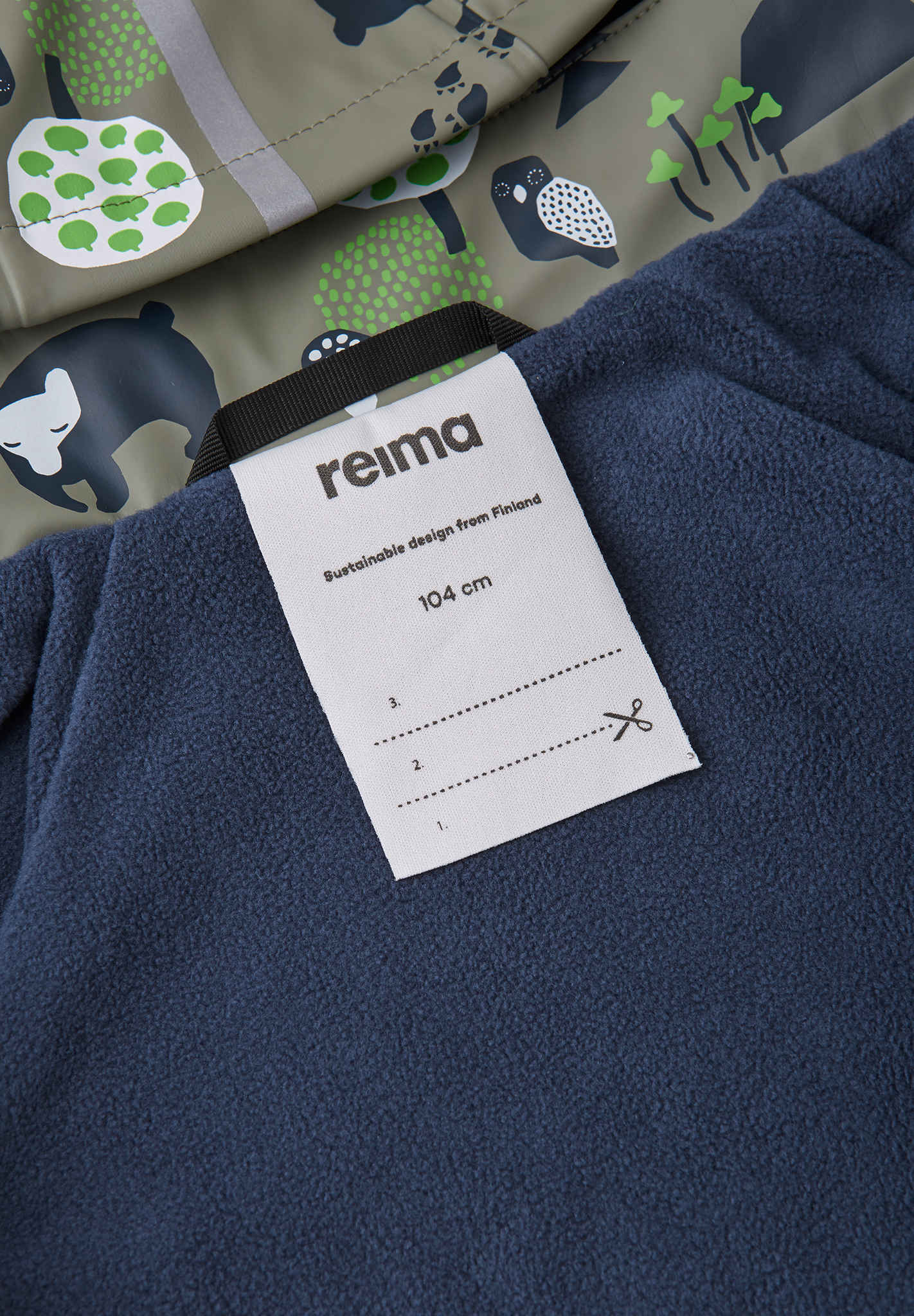 Gefütterte Kinder Regenjacke Koski
