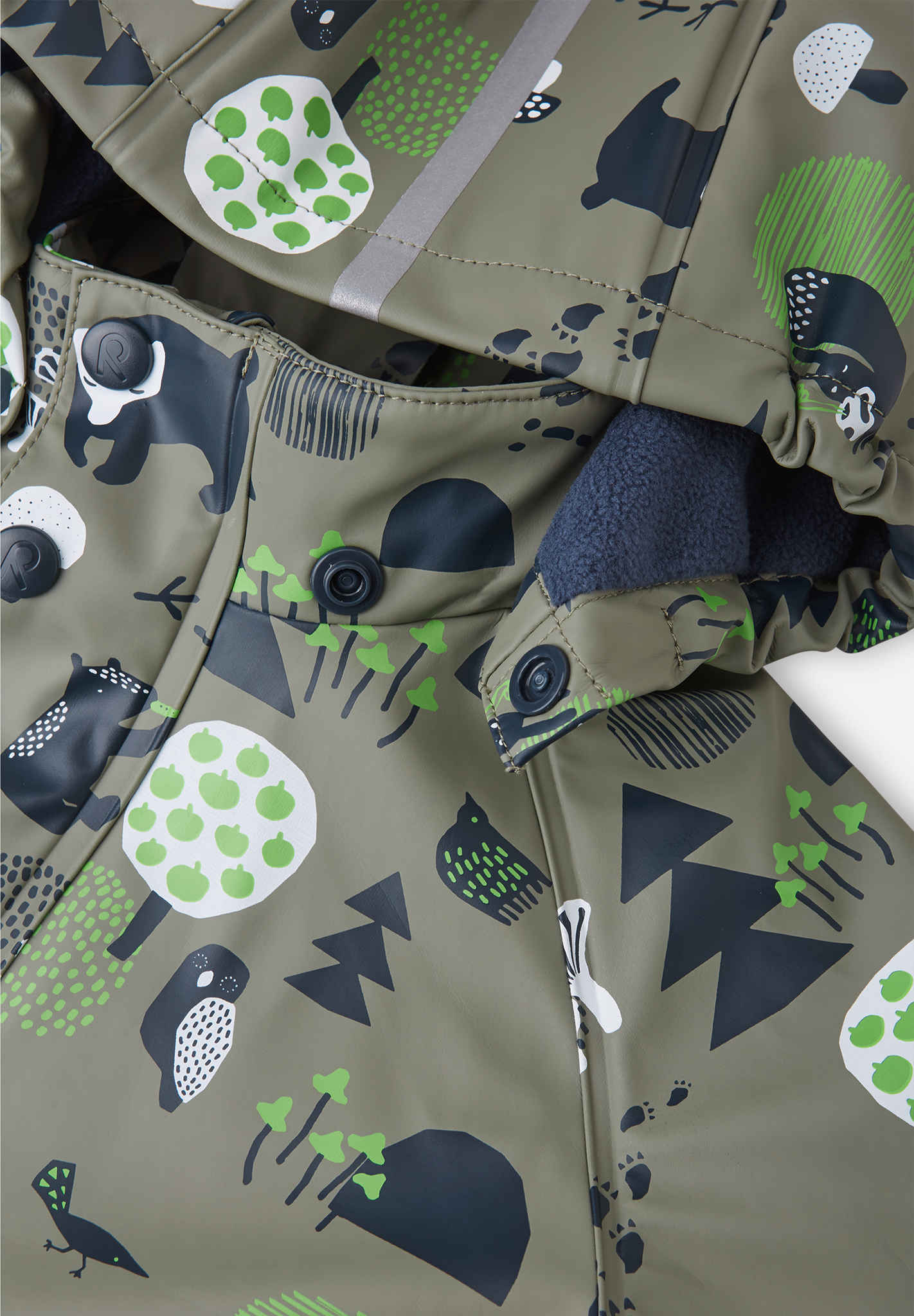 Gefütterte Kinder Regenjacke Koski