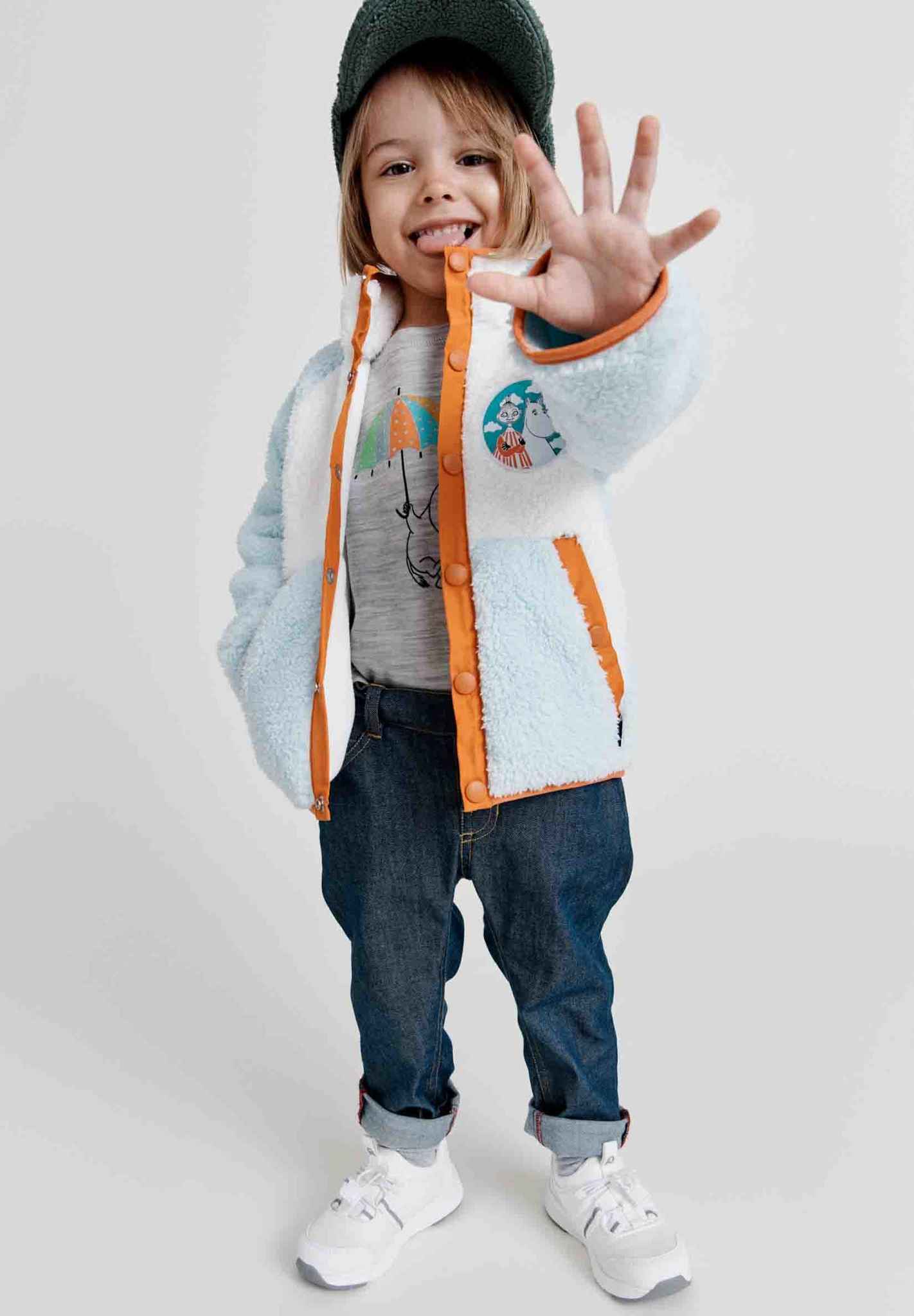 Kleinkinder Fleecejacke Moomin Kramgo